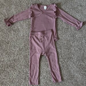 Grayson Collective baby girls toddler girls outfit 2 piece set size 24 months